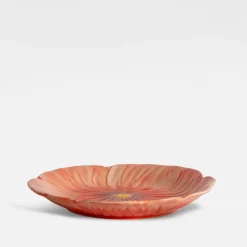 Poppy bordje 20,5x21 cm, Rood