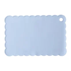 Poppy placemat 25x38 cm, Pale blue