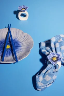 Poppy servetring 2-pack, Blauw