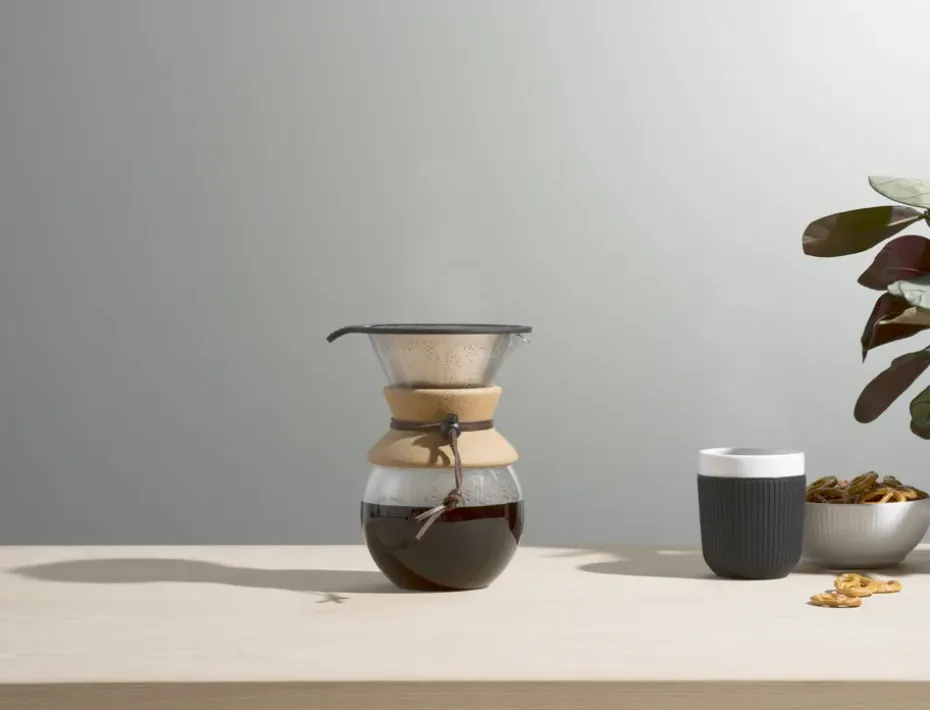 Pour Over koffiezetapparaat met permanente filter, 1 l
