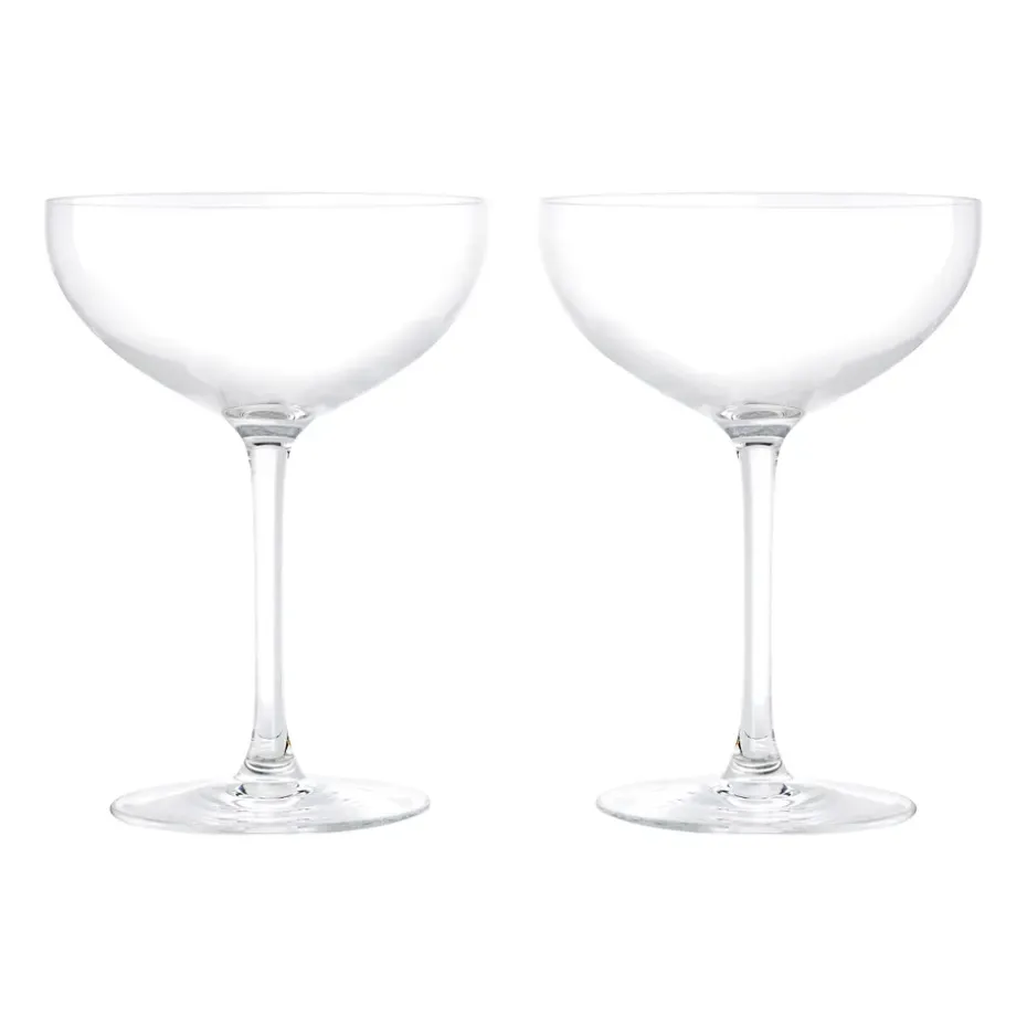 Premium champagneglas 39 cl 2-pack, Transparant