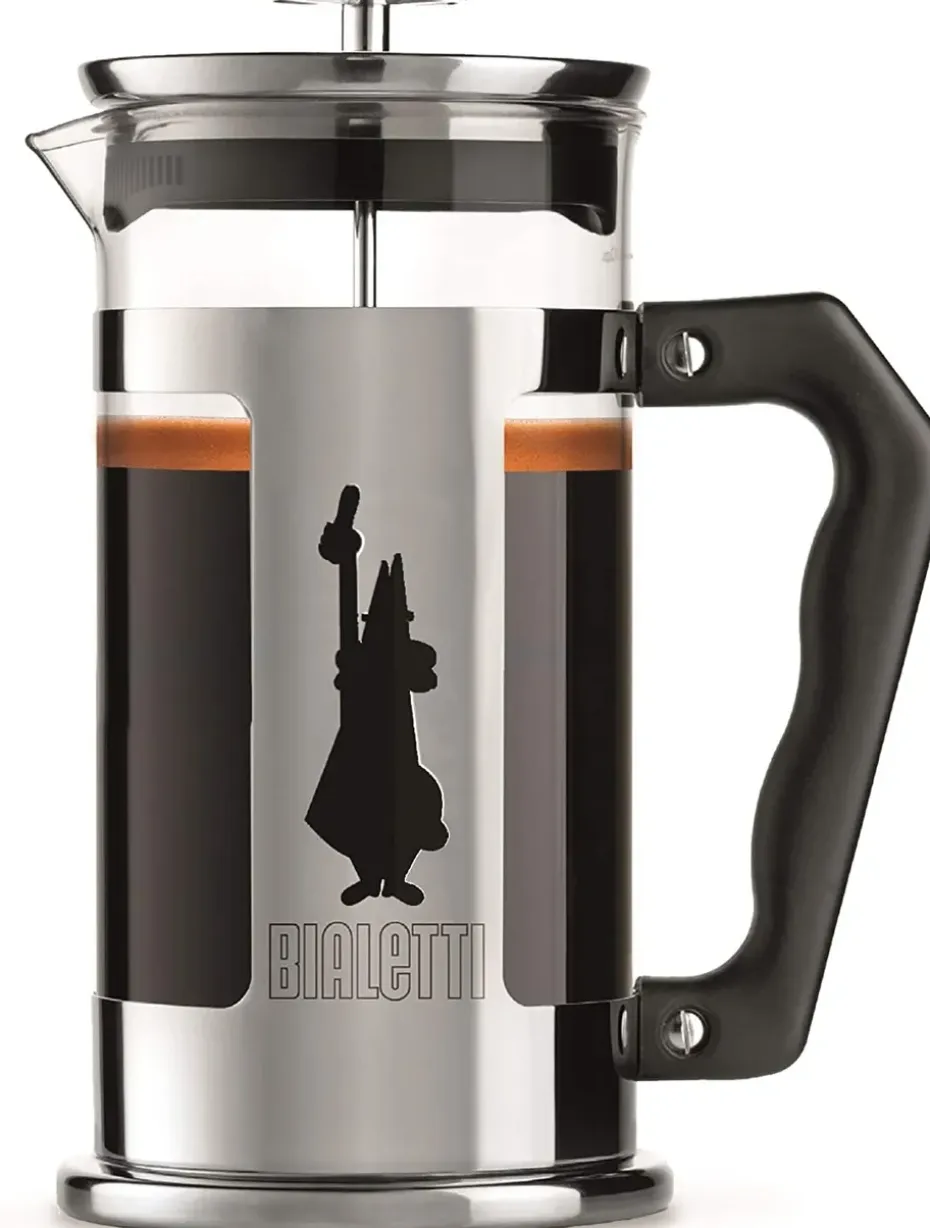Preziosa cafetière 8 kopjes, Zilver-zwart