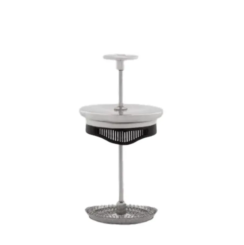 Preziosa cafetière 8 kopjes, Zilver-zwart