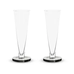 Puck champagneglas 12,5 cl, Clear