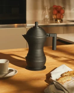 Pulcina espressomachine zwart, 15 cl