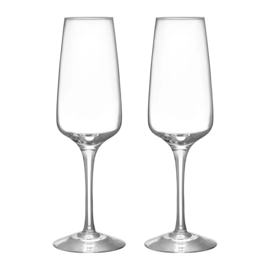 Pulse champagneglas 28 cl 2-pack, Transparant