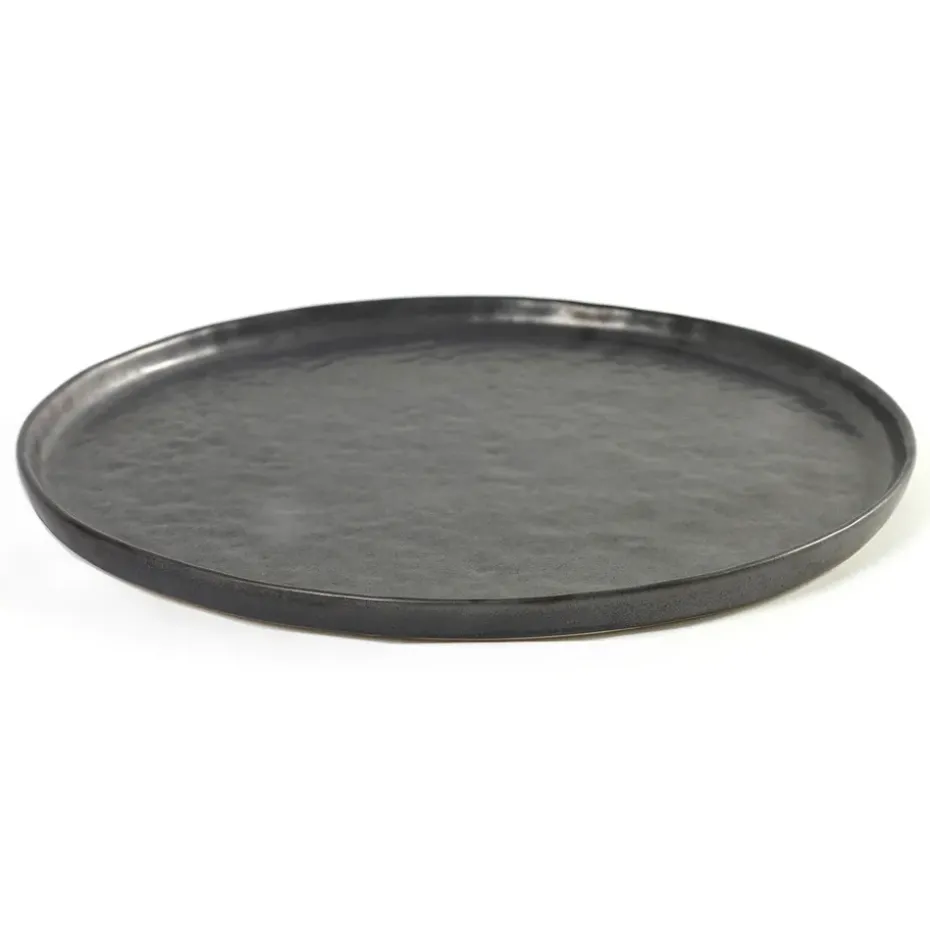 Pure bord 27 cm, Zwart