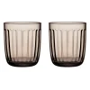 Raami drinkglas 26 cl 2-pack, Linnen