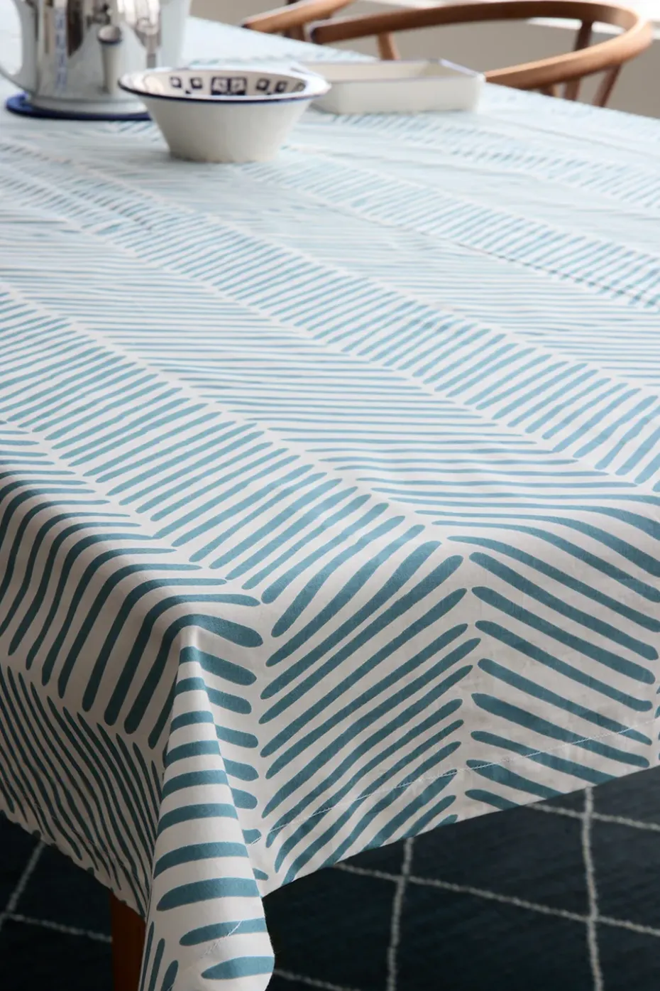 Rama tafelkleed 150x350 cm, Heaven blue