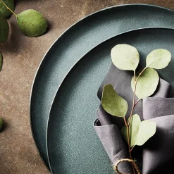 Raw bord Ø28 cm., Northern green