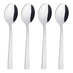 Raw dessertlepel 4-pack, Roestvrij staal