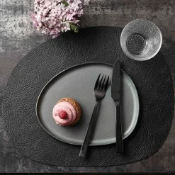 Raw dinermes 4-pack, Zwart