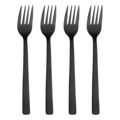 Raw dinervork 4-pack, Zwart