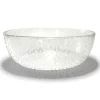 Raw glazen kom Ø26,5 cm, Helder