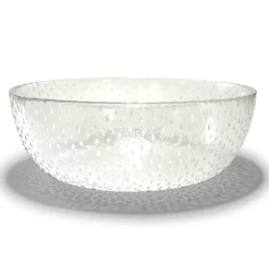 Raw glazen kom Ø26,5 cm, Helder