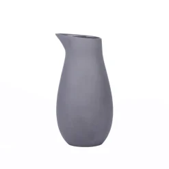Raw melkkan ongeglazuurd aardewerk 0,4 l, grijs