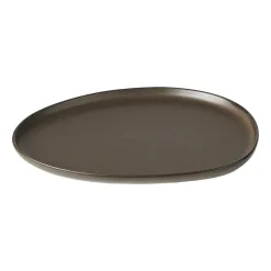Raw Organic lunchbord 24x21 cm, Metallic Brown