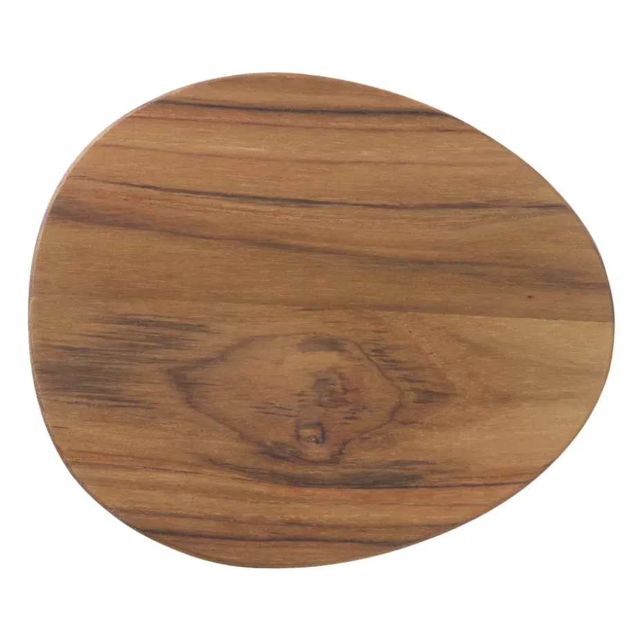 Raw pannenonderzetter magnetisch 15x17,5 cm, Teak