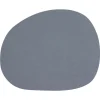 Raw placemat leer, Grey buffalo (grijs)