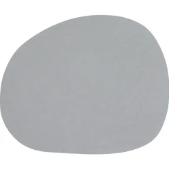 Raw placemat leer, Light grey buffalo (lichtgrijs)
