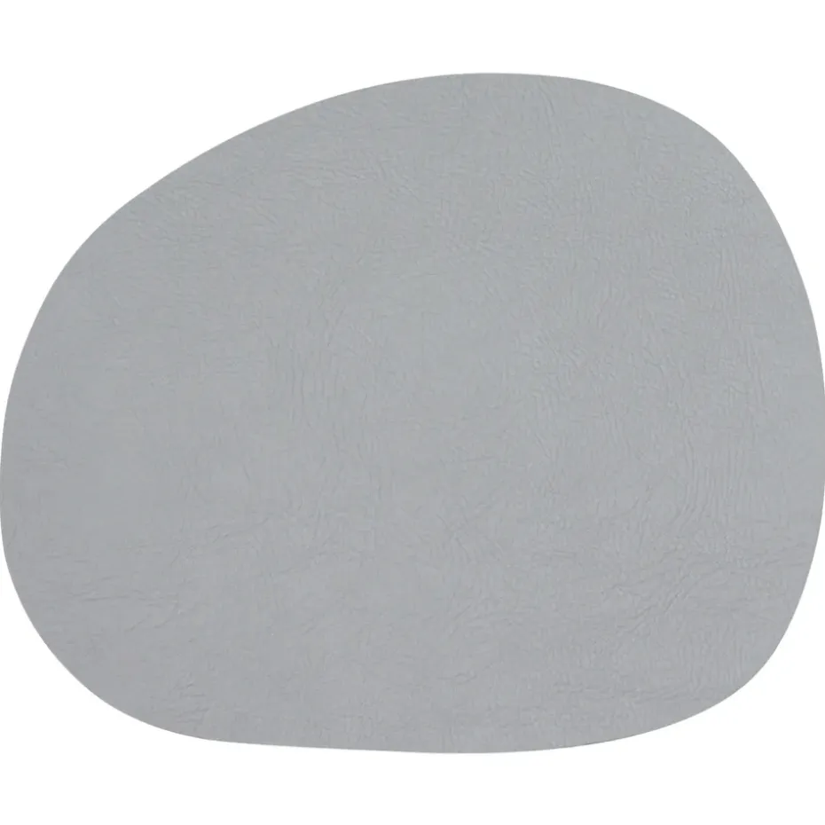 Raw placemat leer, Light grey buffalo (lichtgrijs)