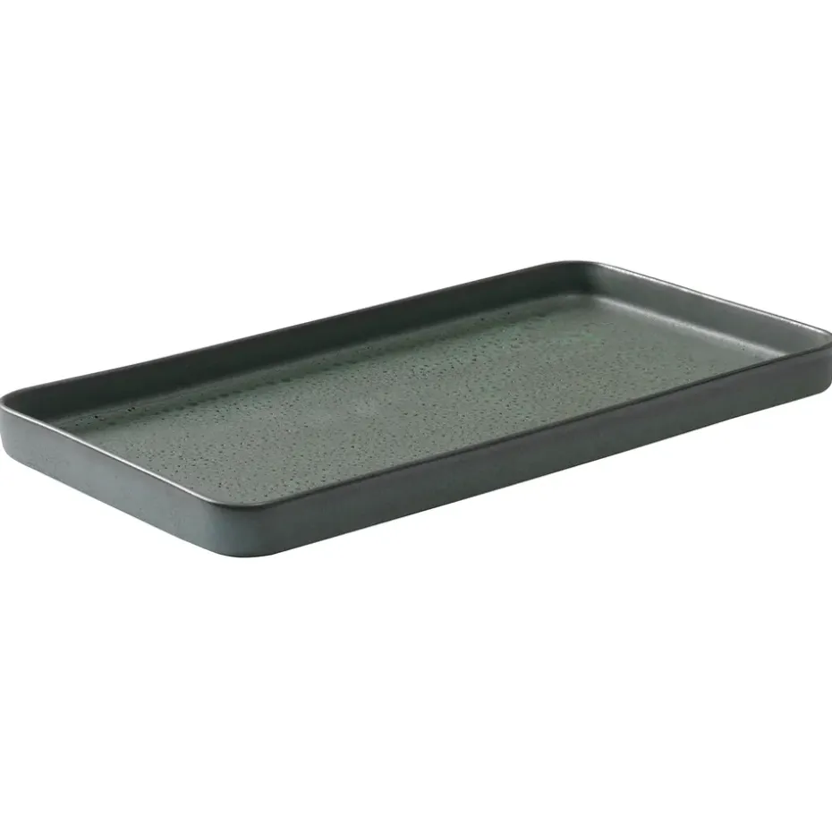 Raw schotel 18x34 cm, Northern green