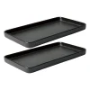 Raw schotel 18x34 cm 2-pack, Titanium Black