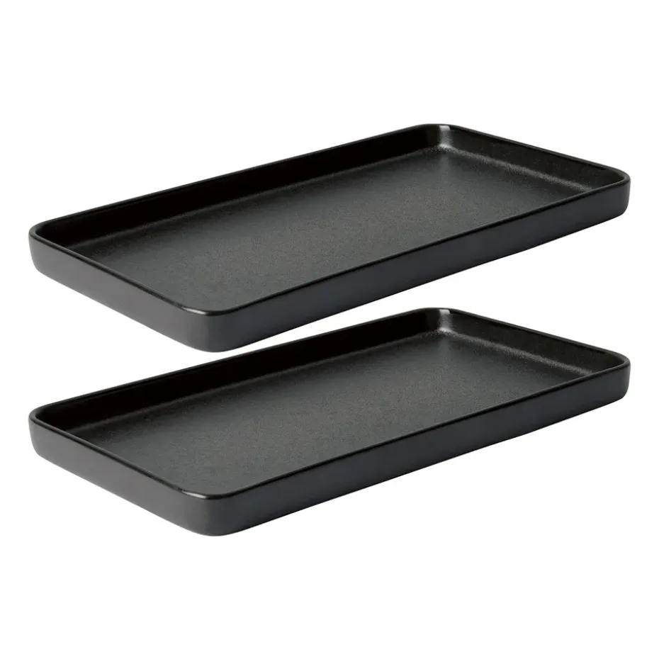 Raw schotel 18x34 cm 2-pack, Titanium Black