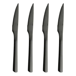 Raw steakmessenset 4-pack, Zwart
