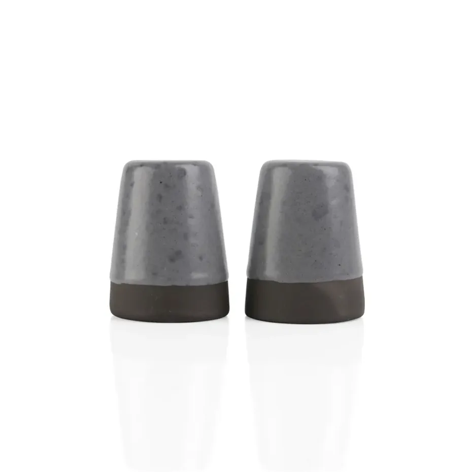Raw zout- en peperset, grijs