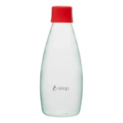 Retap Go 08 glazen fles schroefdop 80 cl, Red