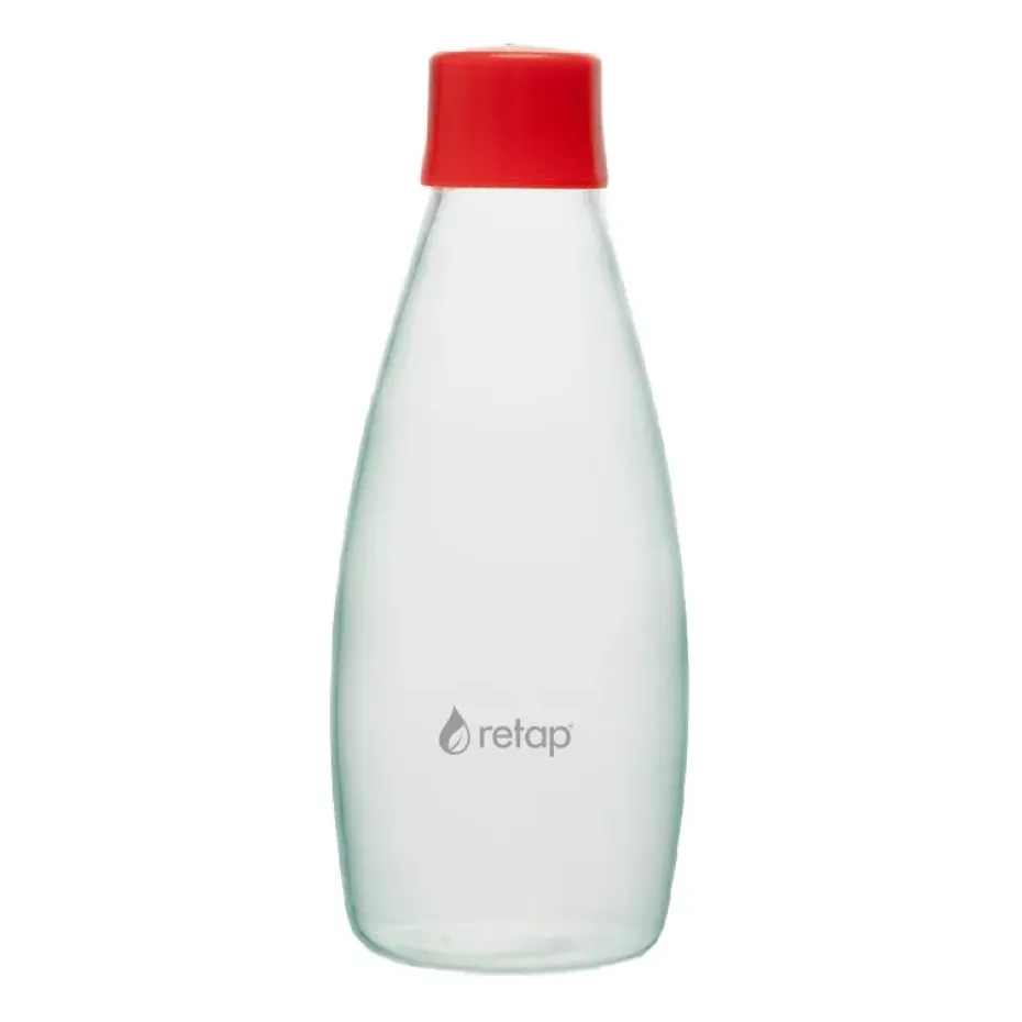 Retap Go 08 glazen fles schroefdop 80 cl, Red