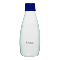 Retap Go 08 glazen fles schroefdop 80 cl, Dark blue