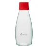 Retap Go 05 glazen fles schroefdop 50 cl, Red