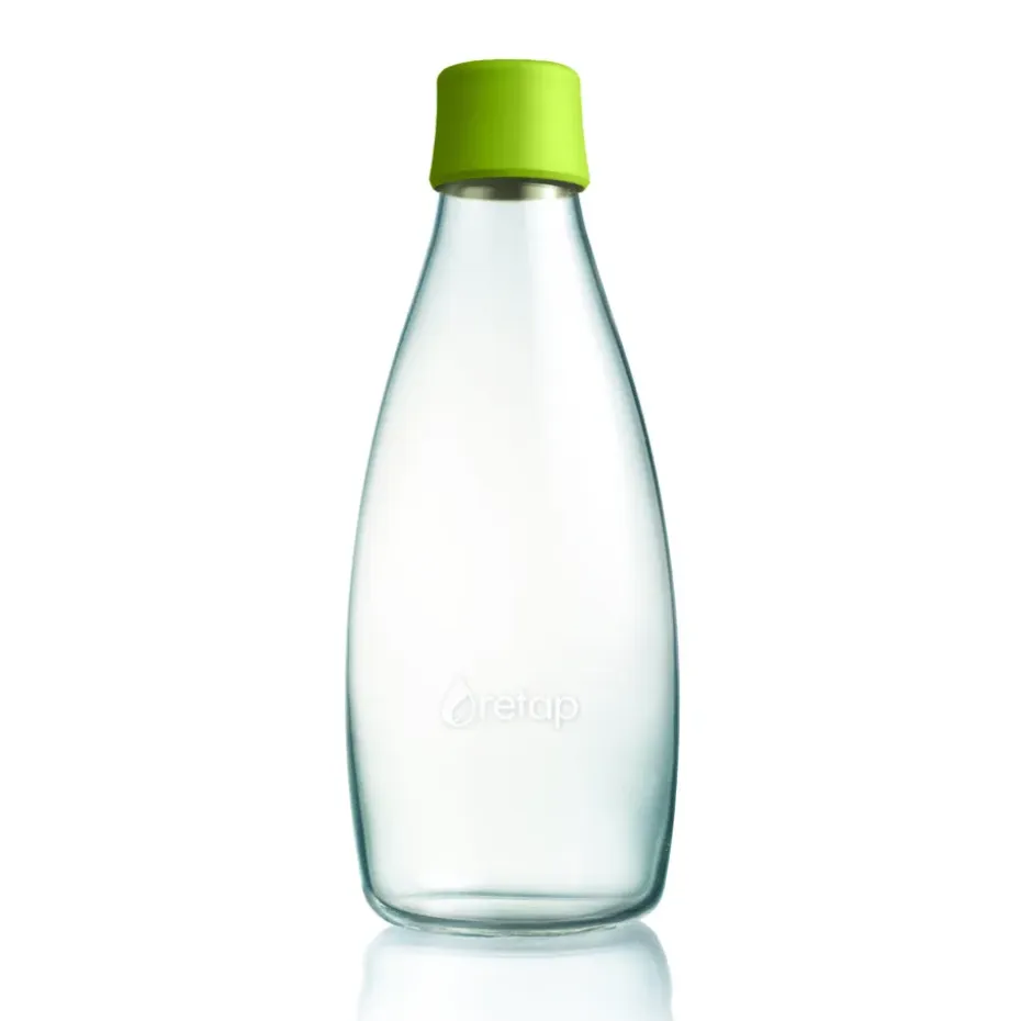 Retap waterfles 0,8 l., bosgroen