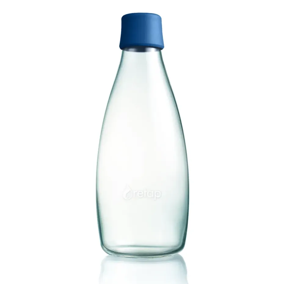 Retap waterfles 0,8 l., donkerblauw
