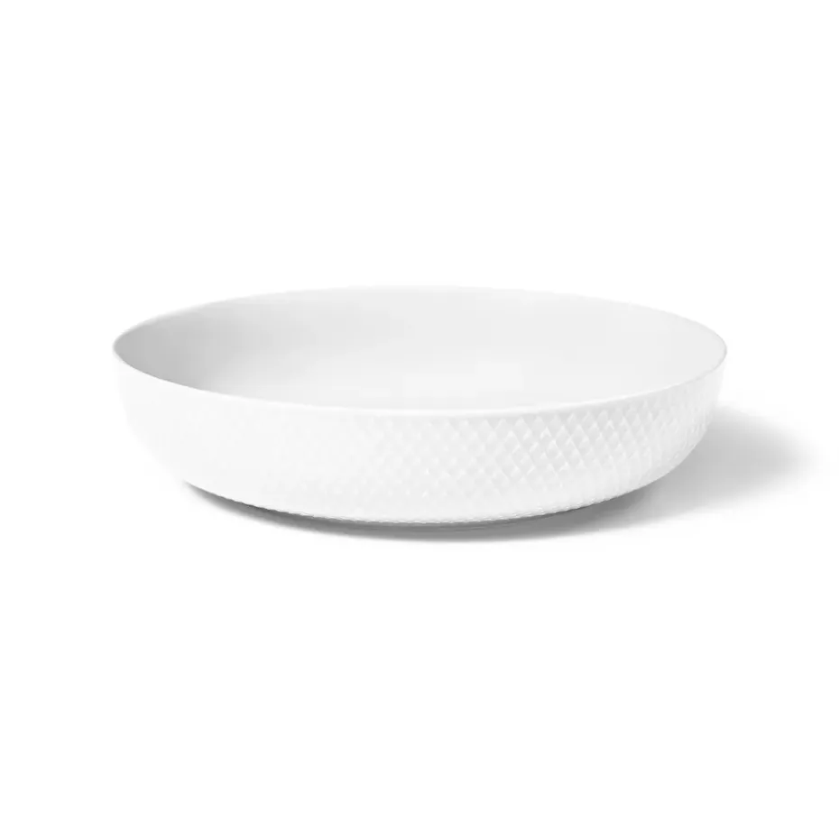 Rhombe schaal Ø28 cm, Wit