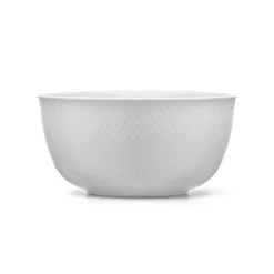 Rhombe serveerschaal Ø22 cm, wit