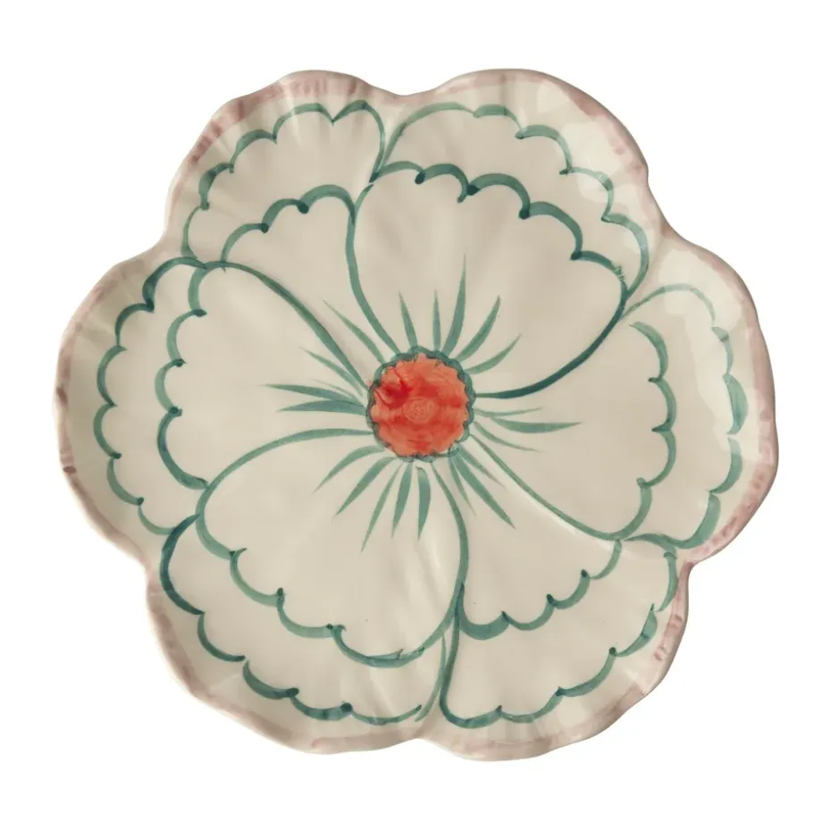 Rice Flower bord Ø19,5 cm, Pink border