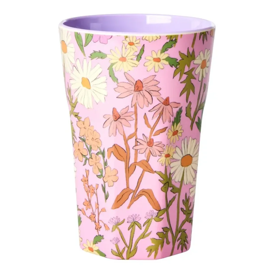 Rice melaminebeker hoog, Daisy dearest