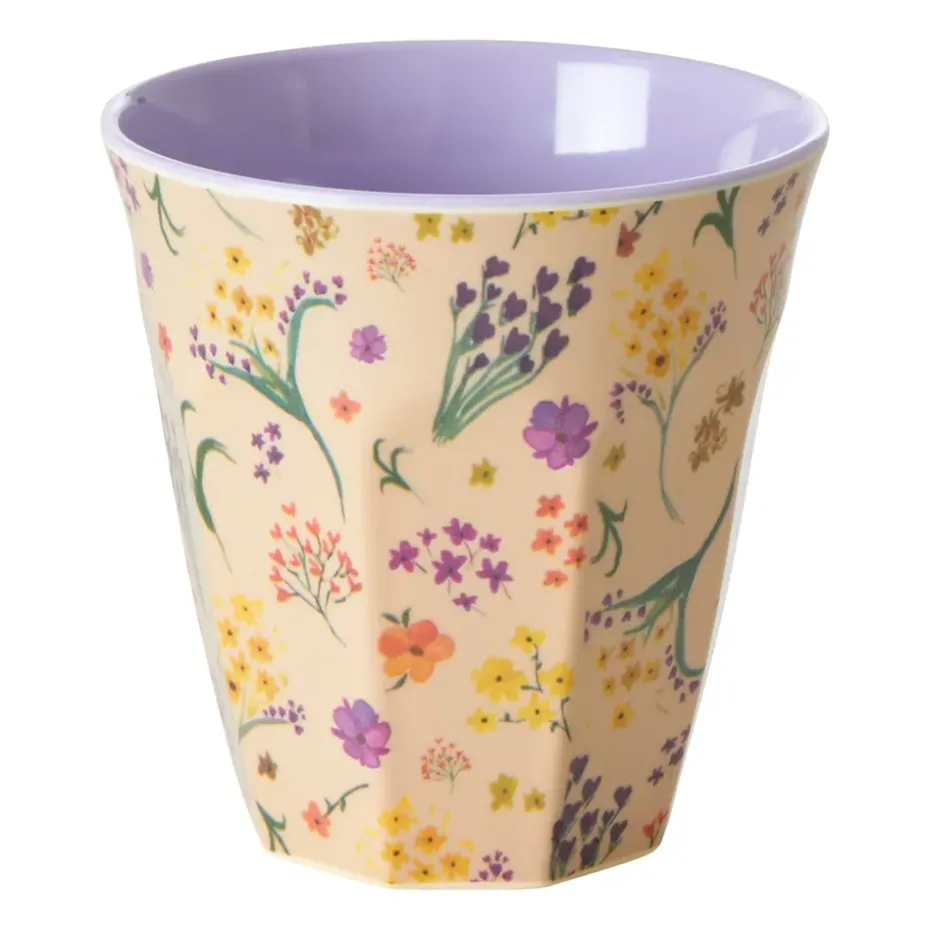 Rice melaminebeker medium, Wild flower