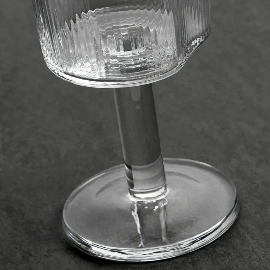 Ripe wittewijnglas, Helder