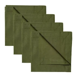 Robert servet 4-pack, Donker olijfgroen
