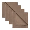 Robert servet 4-pack, Grijsbruin