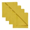 Robert servet 4-pack, Mosterdgeel