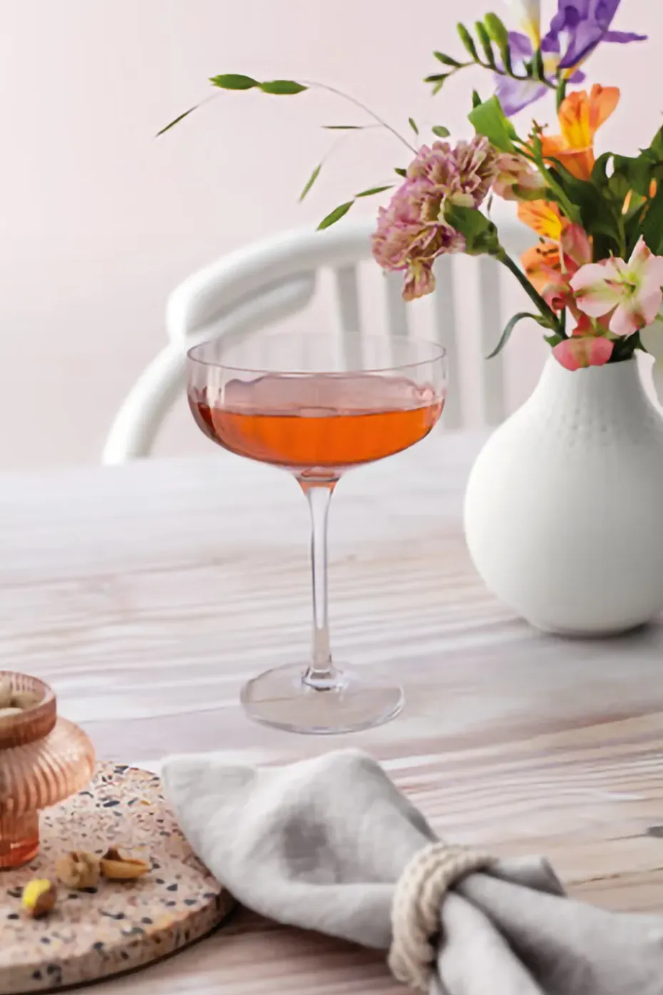 Rose Garden champagnecoupe 12 cl 4-pack, Helder