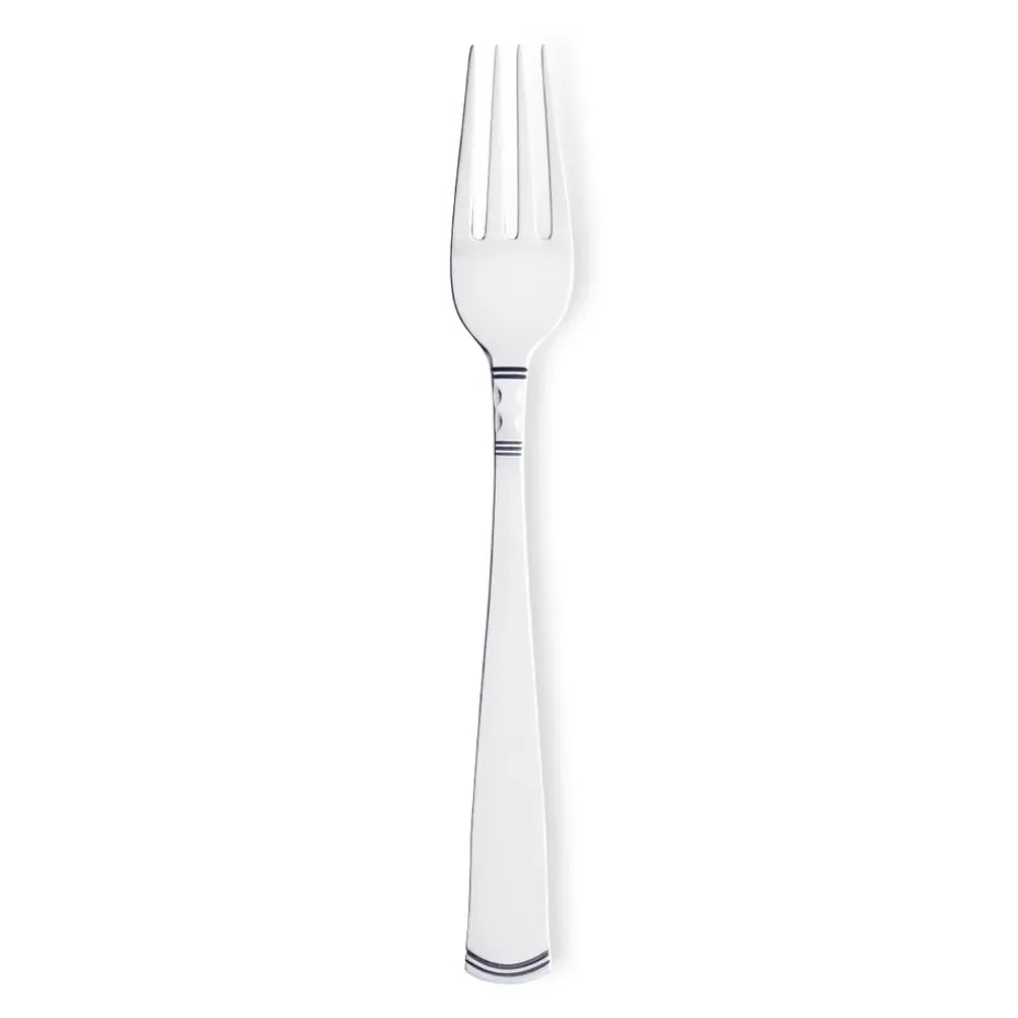 Rosenholm tafelvork zilver, 18,1 cm