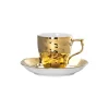 Rosenthal Heritage Midas espressokopje met schoteltje, Wit-goud