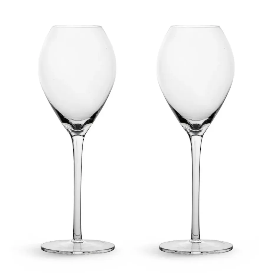 Saga champagneglas 2-pack, Transparant