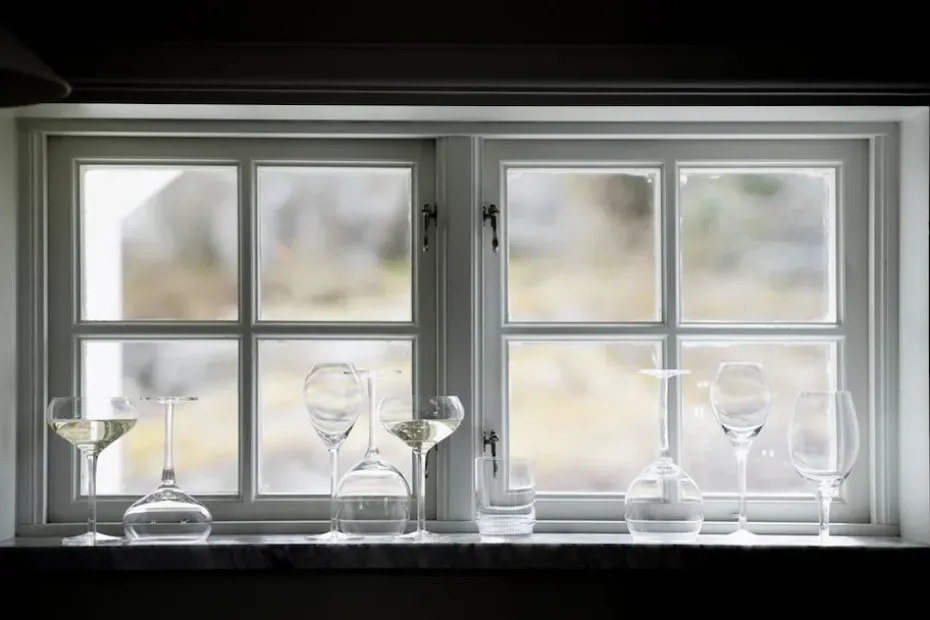 Saga wijnglas 2-pack, Transparant